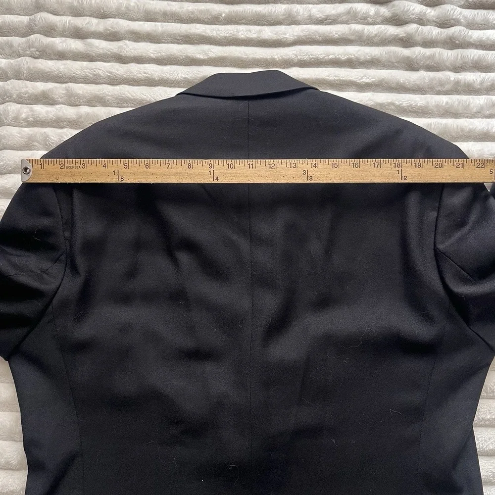 Lanificio Manzoni Suit Jacket Wool Men's 44  Blk Blazer sport coat Three-Button